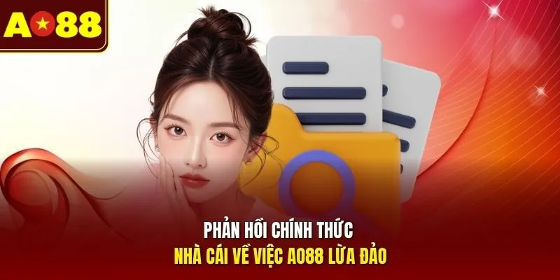 Phản hồi chính thức nhà cái về việc AO88 lừa đảo